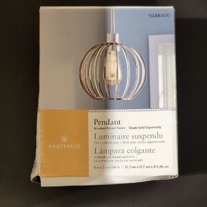 New in Box Pendant Light